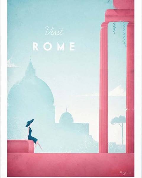 Travelposter Plakát Travelposter Rome, 30 x 40 cm