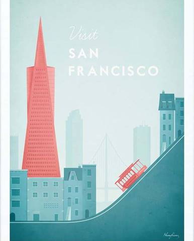 Plakát Travelposter San Francisco, A3