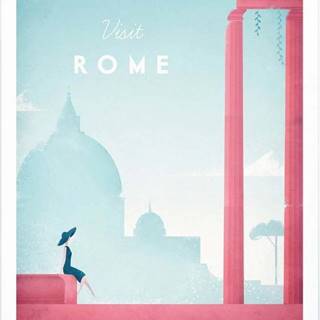 Plakát Travelposter Rome, 30 x 40 cm
