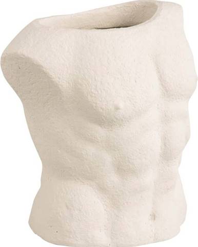 Bílá váza PT LIVING Male, výška 20,5 cm