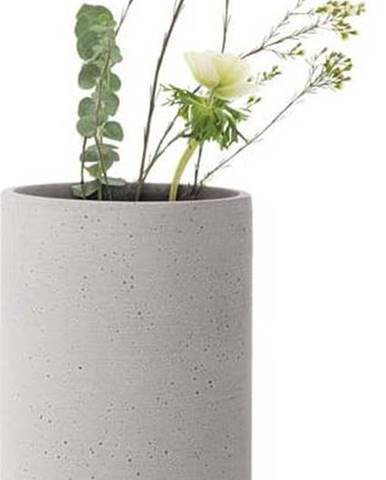 Světle šedá váza Blomus Bouquet, výška 20 cm