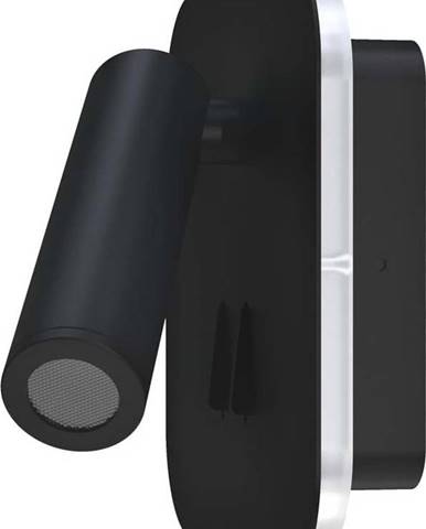 Černé nástěnné svítidlo SULION Milu, délka 13 cm