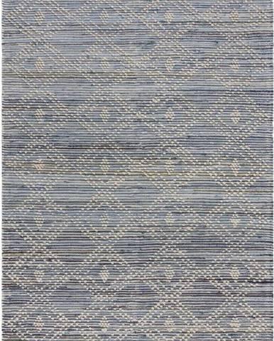 Modrý bavlněný koberec Flair Rugs Lissie, 200 x 290 cm
