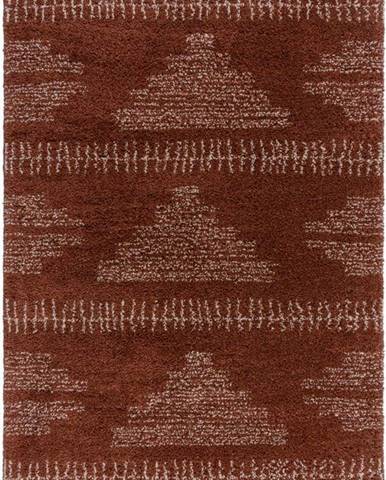 Tmavě červený koberec Flair Rugs Zane, 200 x 290 cm