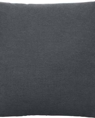 Tmavě šedý bavlněný povlak na polštář Blomus, 45 x 45 cm
