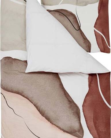 Povlečení na jednolůžko z bavlněného perkálu Westwing Collection Maisie, 135 x 200 cm
