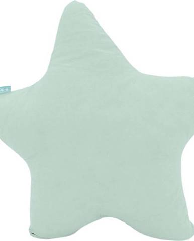 Mentolově zelený bavlněný dětský polštářek Mr. Fox Estrella, 50 x 50 cm