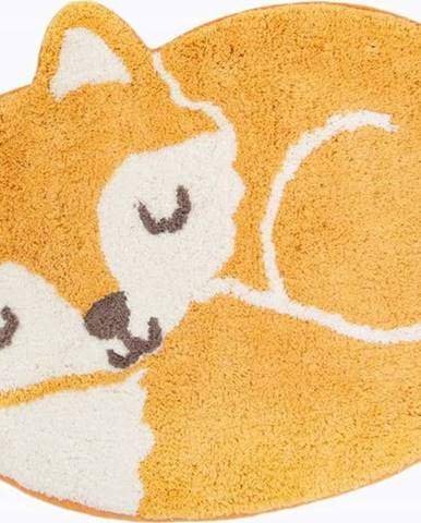 Oranžový dětský bavlněný koberec Sass & Belle Woodland Fox, 46 x 60 cm