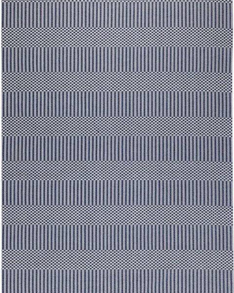 Oyo home Modrý bavlněný koberec Oyo home Casa, 125 x 180 cm