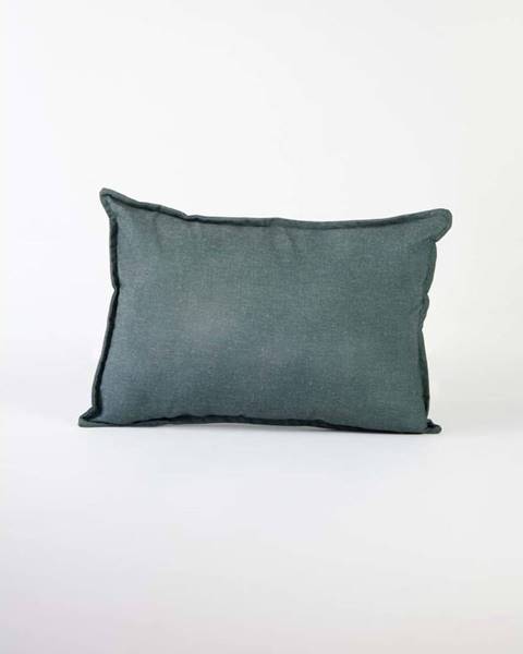 Zelený polštář Surdic Lino, 35 x 50 cm