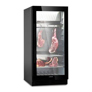 Klarstein SteakhoPro 233 Onyx, chladnička na zrání masa, 1 zóna, 233 litrů, 1–25 °C, dotykový displej, panoramatické okno
