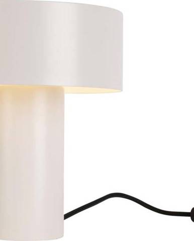 Bílá stolní lampa Leitmotiv Tubo, výška 23 cm