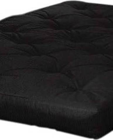 Černá futonová matrace Karup Basic, 200 x 200 cm