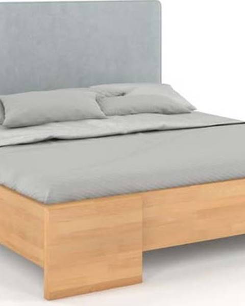 SKANDICA Dvoulůžková postel v dekoru bukového dřeva Skandica Hessel, 160 x 200 cm