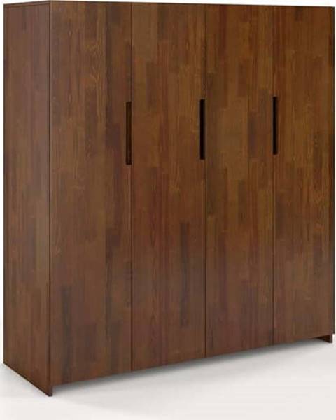 SKANDICA Šatní skříň z borovicového dřeva 170x180 cm Bergman - Skandica