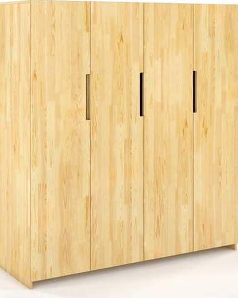SKANDICA Šatní skříň z borovicového dřeva 170x180 cm Bergman - Skandica