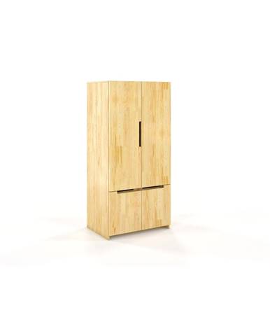 Šatní skříň z borovicového dřeva Skandica Bergman, 86 x 180 cm