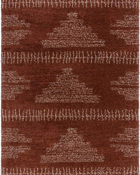 Tmavě červený koberec Flair Rugs Zane, 120 x 170 cm