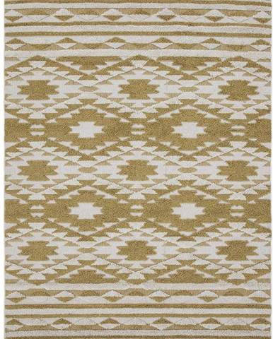 Žlutý koberec Asiatic Carpets Taza, 200 x 290 cm