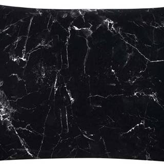 Černý dekorativní povlak na polštář z bavlněného perkálu Westwing Collection, 50 x 70 cm