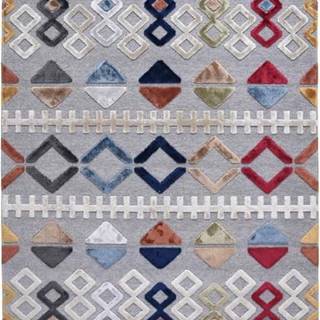 Šedý koberec s příměsí bavlny Vitaus Milas, 120 x 180 cm