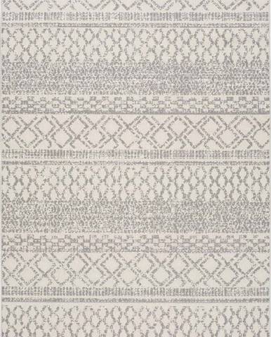 Krémově bílý venkovní koberec Universal Cannes ZigZag, 230 x 160 cm