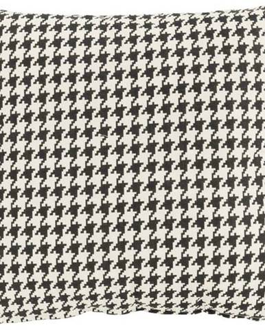 Černo-bílý venkovní polštář Hartman Poule, 50 x 50 cm