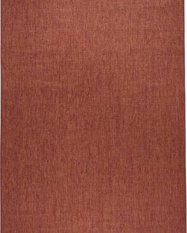 Cihlově červený venkovní koberec NORTHRUGS Miami, 80 x 150 cm