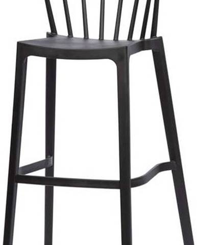 Černá zahradní barová židle WOOOD Bliss