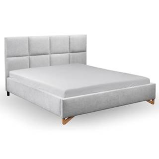 Čalouněná postel Avesta 180x200, šedá, vč. roštu