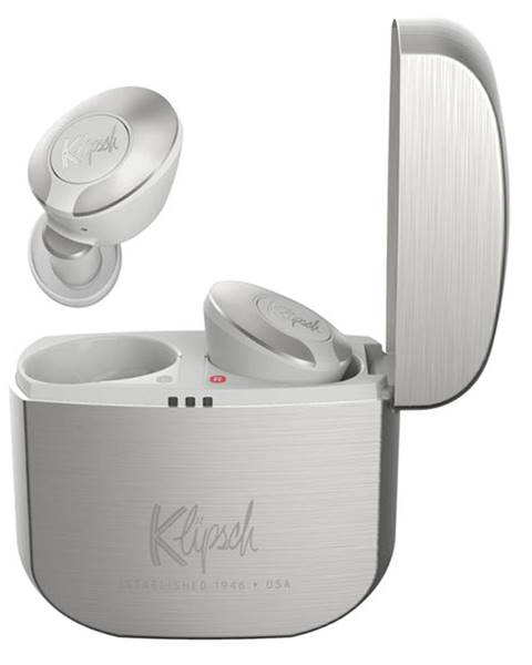 Klipsch True Wireless sluchátka Klipsch T5 II, stříbrná