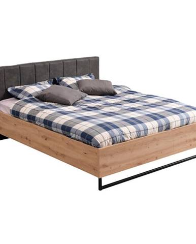 Dřevěná postel Nante 160x200, dub