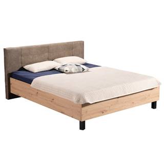 Dřevěná postel Edgar 160x200, dub
