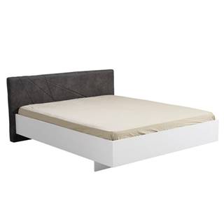 Dřevěná postel Eleri 160x200, bílá