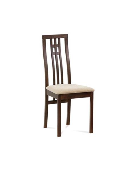 OKAY Jídelní židle Alora krémová, ořech