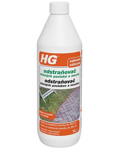 HG odstraňovač zelených povlaků a mechů 1l