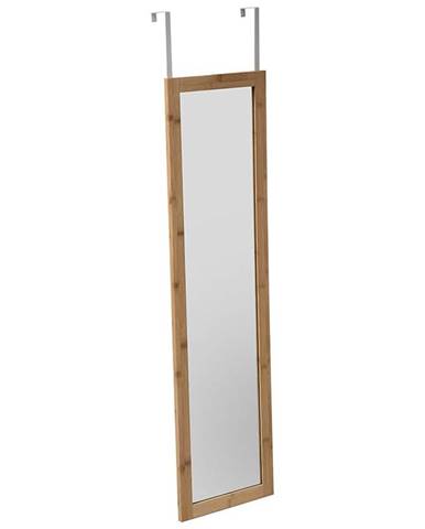 Zrcadlo na dveře bambusové 30x110 cm