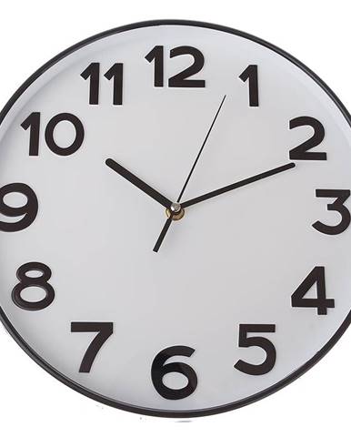 Plastové nástěnné hodiny PLO001 30.5x30.5x4.4 cm