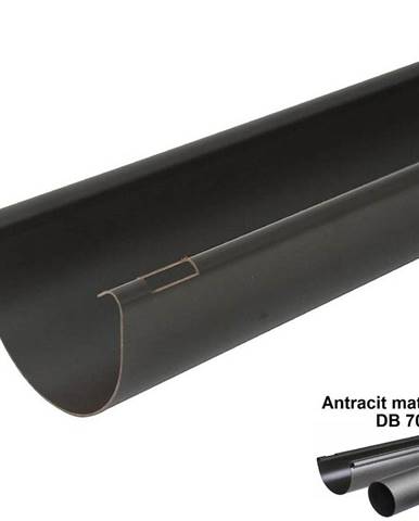 Okapový žlab antracit-metalic 75 mm/3 mb