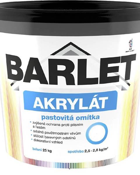 BARLET Barlet akrylát zrnitá omítka 1,5mm 25kg 1511