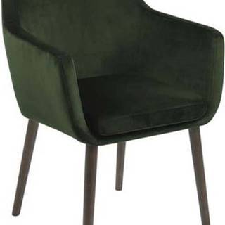 Zelená jídelní židle Actona Nora
