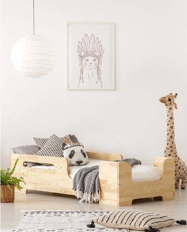 Dětská postel z borovicového dřeva 90x190 cm Box 2 - Adeko