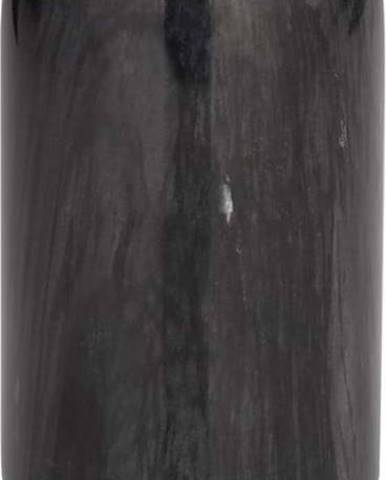 Černý mramorový kelímek na zubní kartáčky Kela Liron