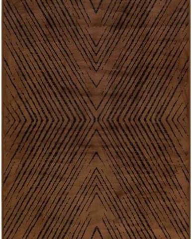 Hnědý pratelný koberec 120x80 cm - Vitaus