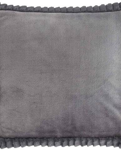 Dekorační polštář 55x55 cm Velvet and Faux Fur - Catherine Lansfield