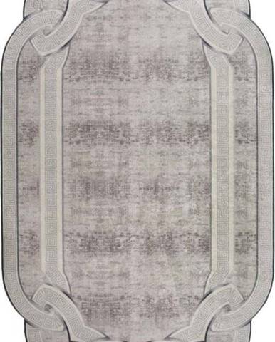 Šedý/béžový koberec 180x120 cm - Vitaus