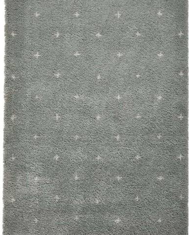 Mátově zelený koberec Think Rugs Boho Dots, 160 x 220 cm