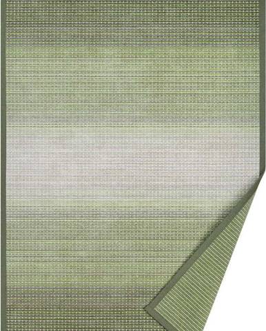 Zelený oboustranný koberec Narma Moka Olive, 80 x 250 cm