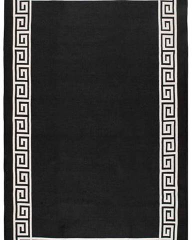 Béžovo-černý oboustranný koberec Justed, 80 x 150 cm