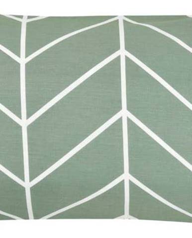 Sada 2 zelených bavlněných dekorativních povlaků na polštář by46 Mirja, 40 x 80 cm